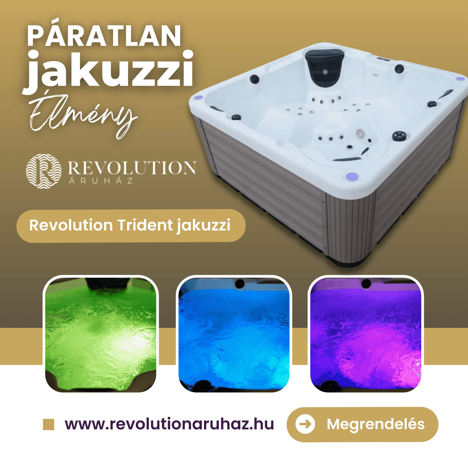 A páratlan hidroterápiás élmény új szintje