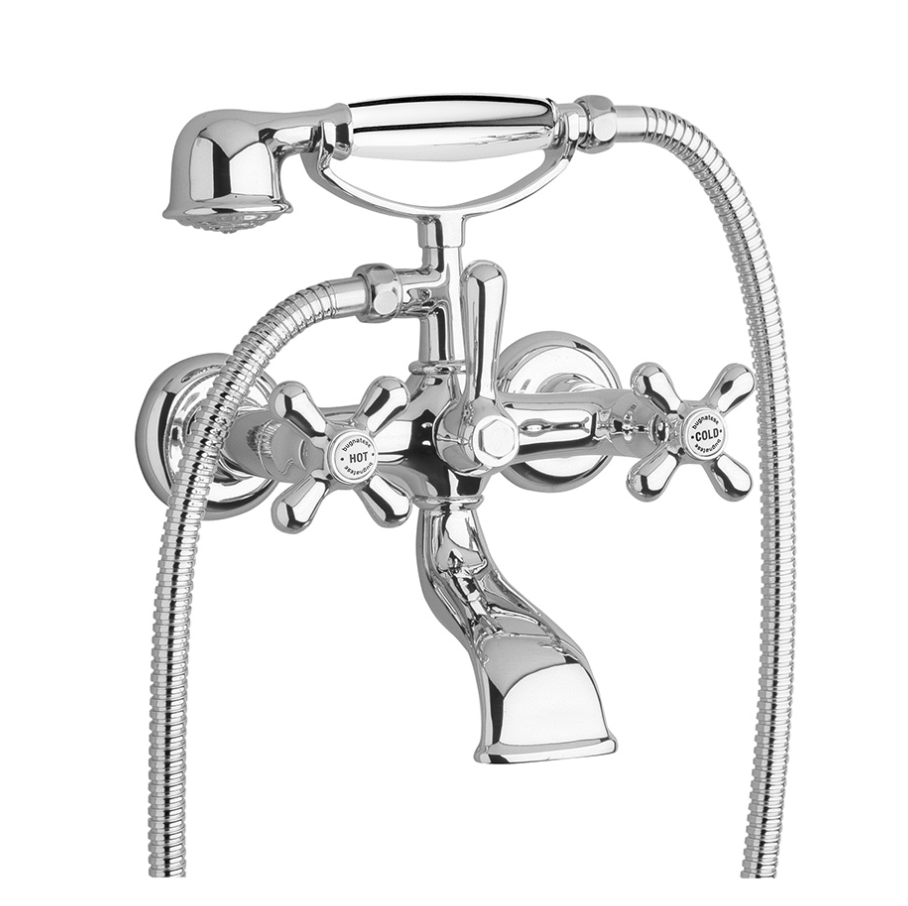 Bugnatese OLD’800 Kádcsaptelep szettel zuhanytartó nélkül