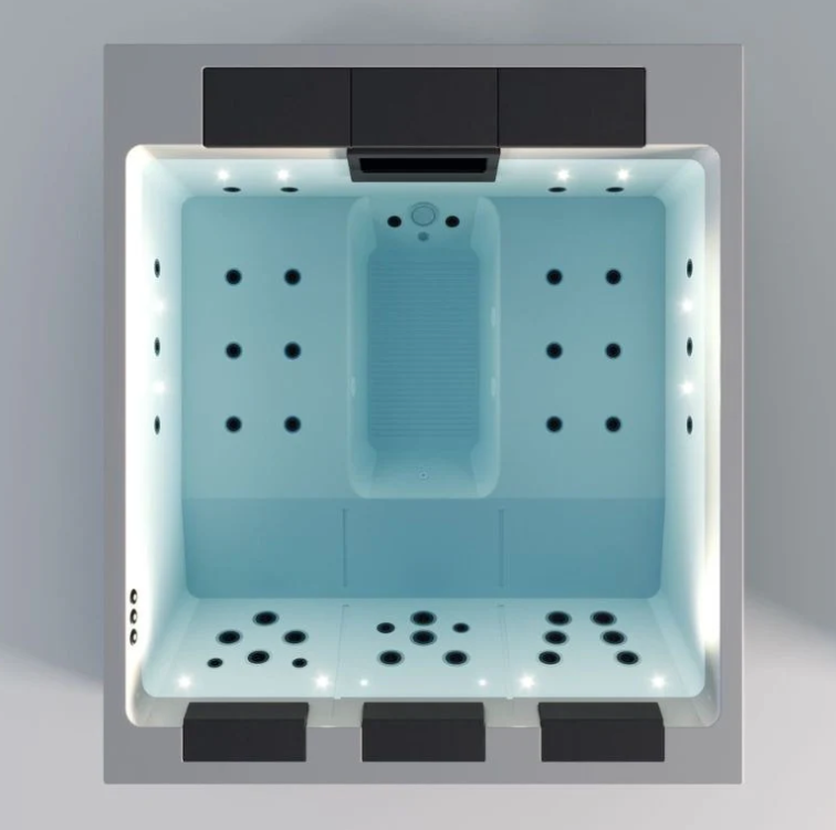 Revolution-spa Lounge Divine 220x190x80 cm 3 személyes jakuzzi
