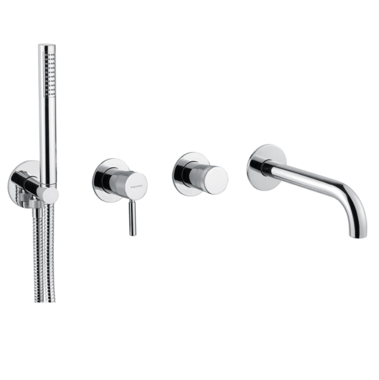 Bugnatese KOBUK Fal alatti kádcsaptelep kézizuhannyal