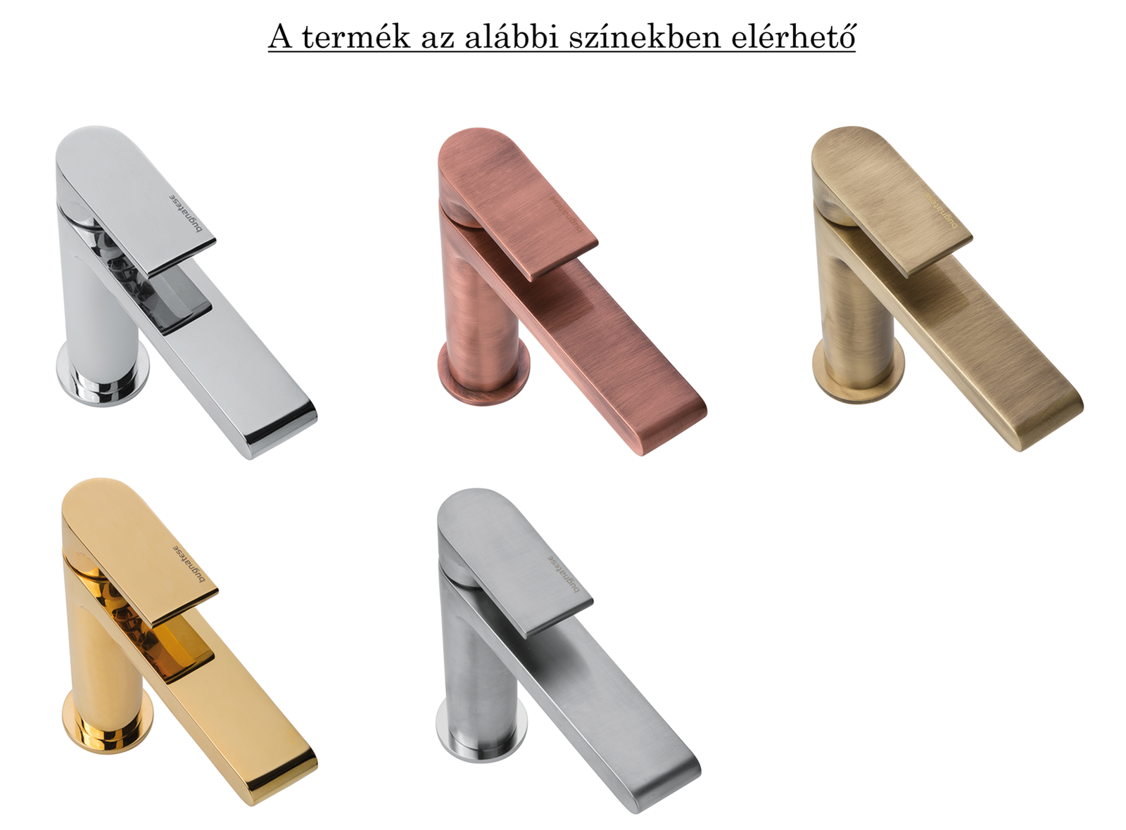 Bugnatese LADY Kádcsaptelep szettel zuhanytartó nélkül