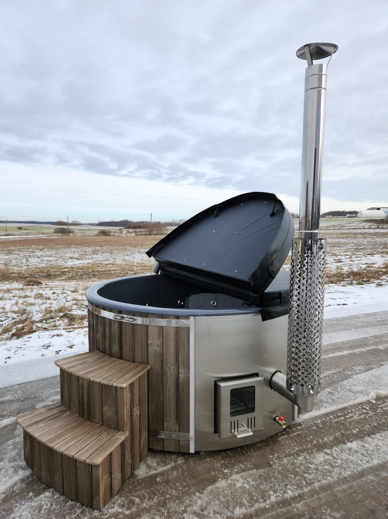 Revolution-LTD Üvegszálas Dézsa beépített kályhás kerek