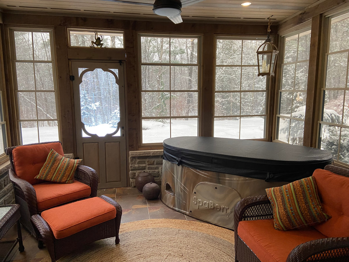 SpaBerry SB5 2 személyes jakuzzi 232,5x126,5x81cm