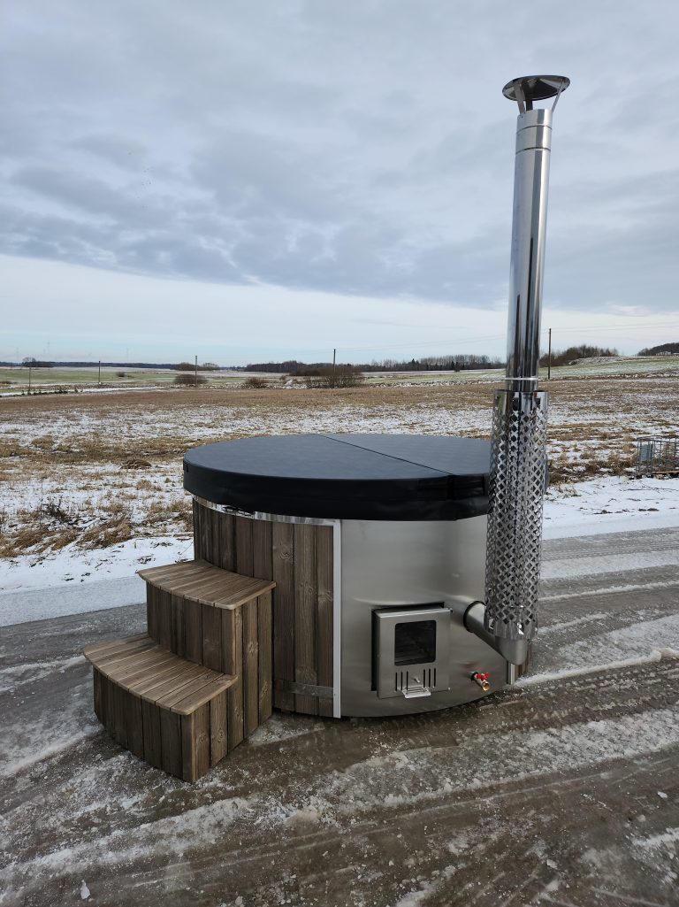 Revolution-LTD Üvegszálas Dézsa beépített kályhás kerek