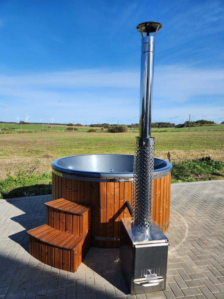 Revolution-LTD Üvegszálas Dézsa külső kályhás kerek