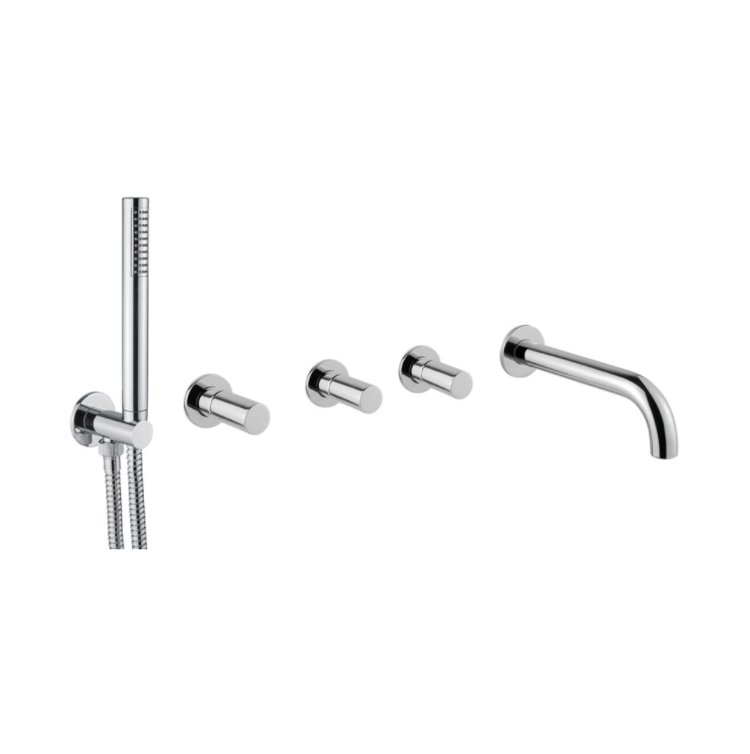 Bugnatese MOON Fal alatti rendszer kádbeömlővel és zuhanyszettel