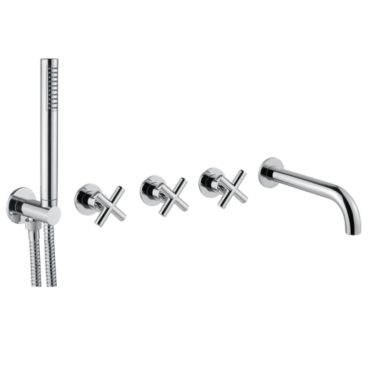 Bugnatese RODOS Fal alatti rendszer kifolyóval és zuhanyszettel