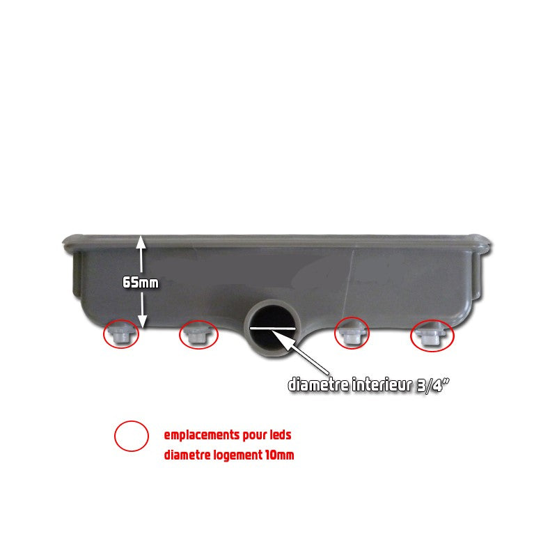 Vízesés 300 mm Transparens