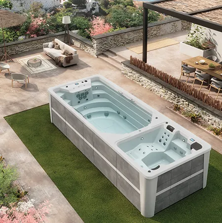 Revolution-spa DUO Swimspa 600x230x138 cm