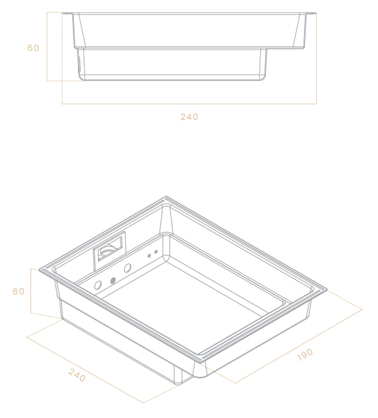 Revolution-Pool Diva 190x240x80 cm
