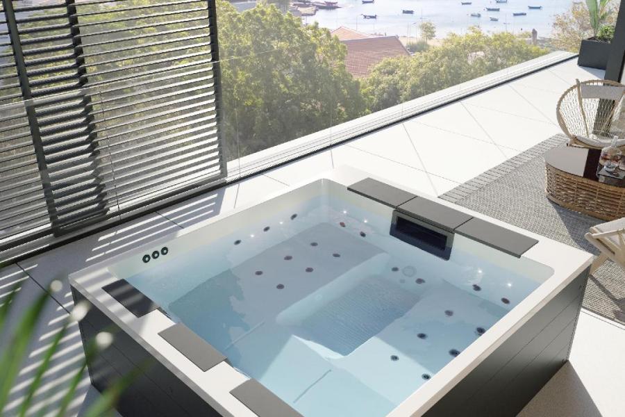 Revolution-spa Lounge Divine 220x190x80 cm 3 személyes jakuzzi