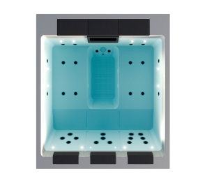 Revolution-spa Lounge Divine 220x190x80 cm 3 személyes jakuzzi