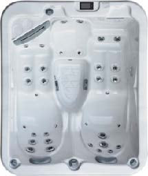 Revolution-spa Modena 195x164x82 cm jakuzzi