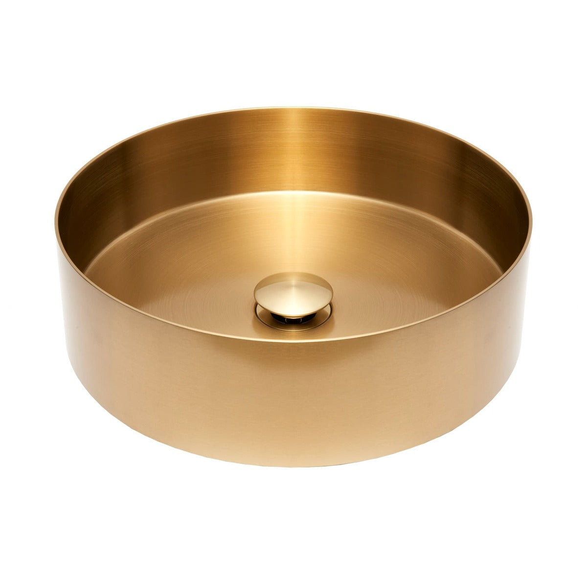 Mosdókagyló pultra arany Aurum 38x38 cm