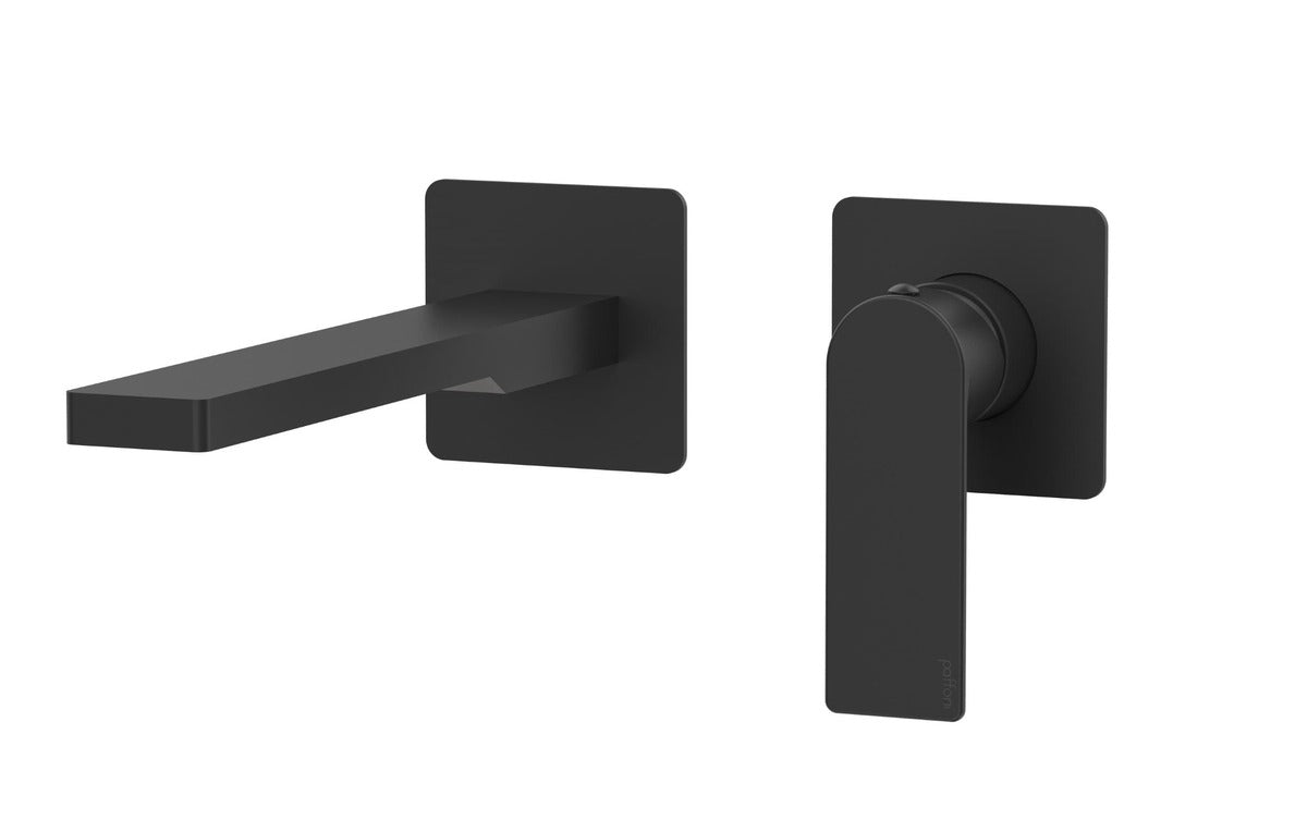 Mosdó csaptelep B-Way vakolat alatti résszel együtt fekete matt