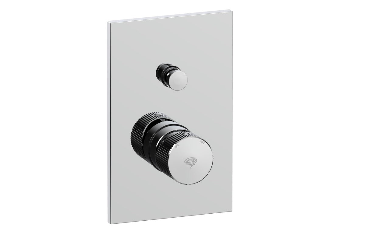 Kád csaptelep Evolution vakolat alatti résszel együtt króm