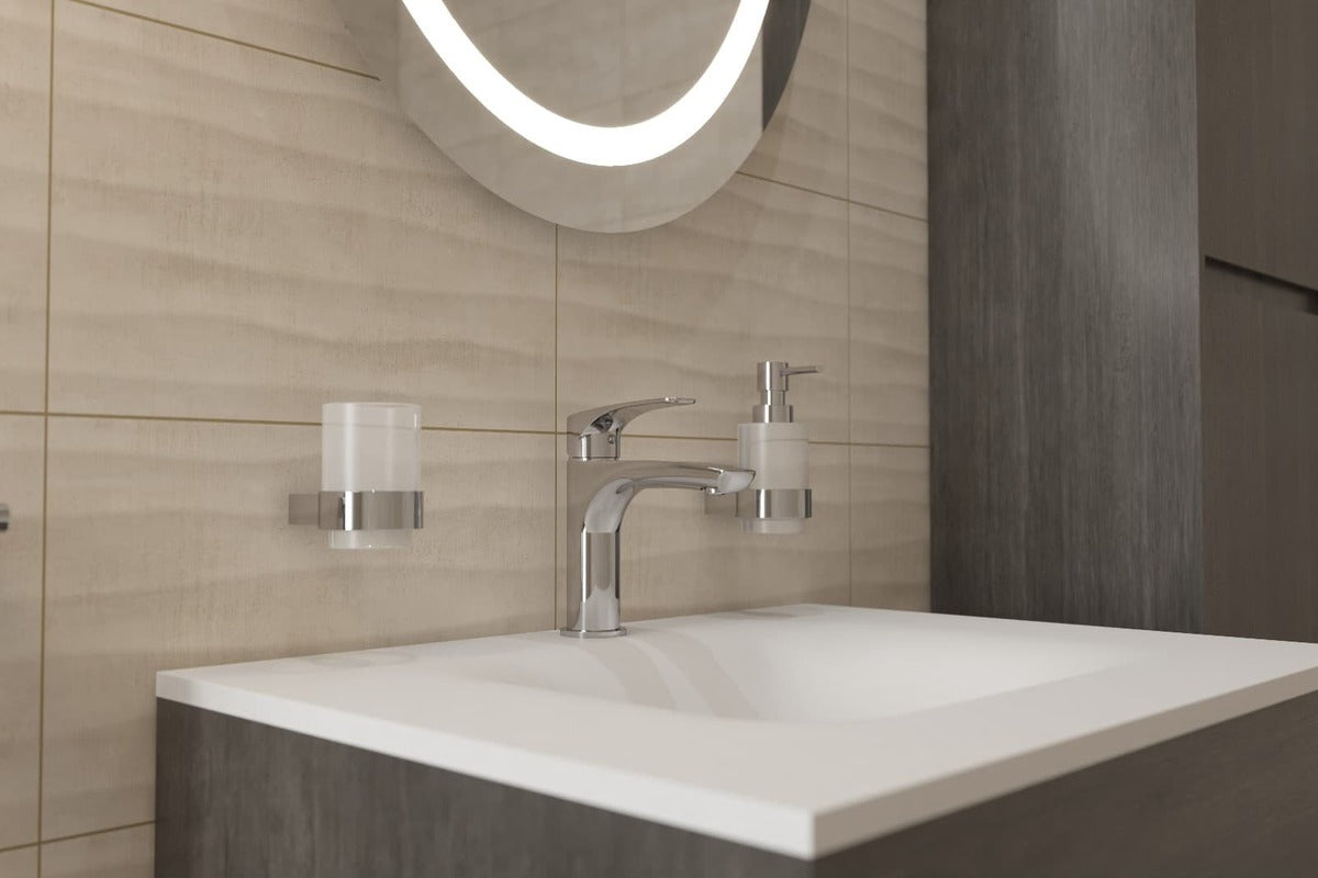 Mosdó csaptelep SAT Project leeresztőszelep nélkül króm