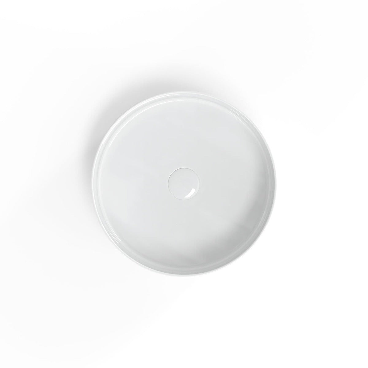 Mosdó lapra Infinitio 39x39 cm fehér színben fényes felülettel