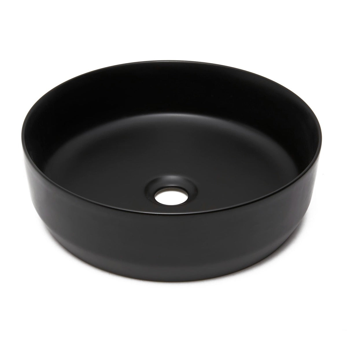 Mosdó lapra SAT Infinitio 39x39 cm fekete színben matt felülettel