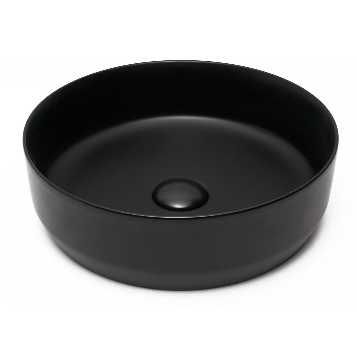 Mosdó lapra SAT Infinitio 39x39 cm fekete színben matt felülettel