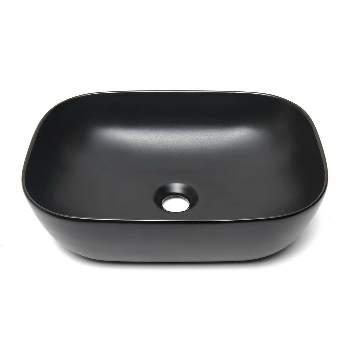 Mosdó Infinitio 45,5x32,5 cm fekete színben matt felülettel