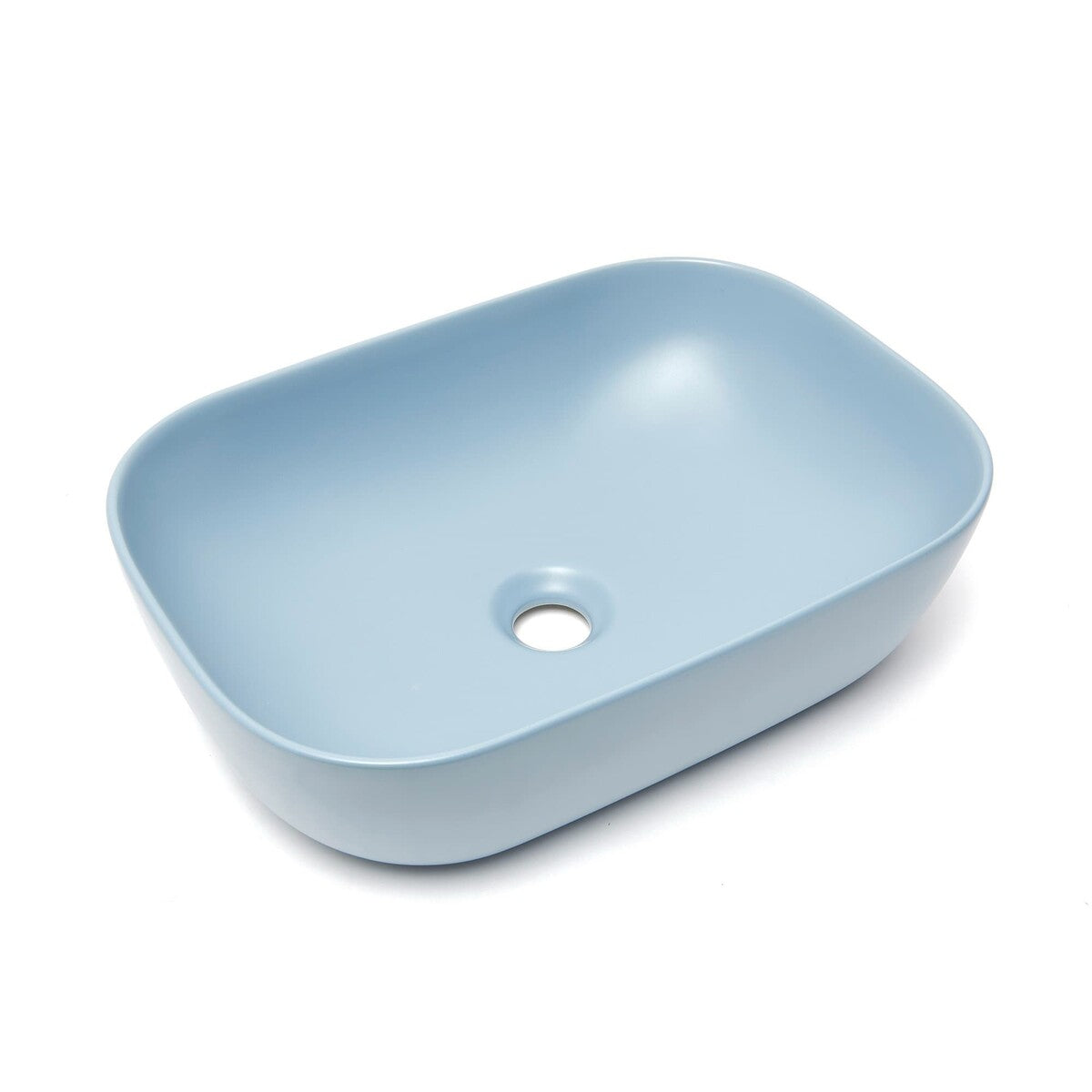 Mosdó lapra SAT Infinitio 45,5x32,5 cm kék matt