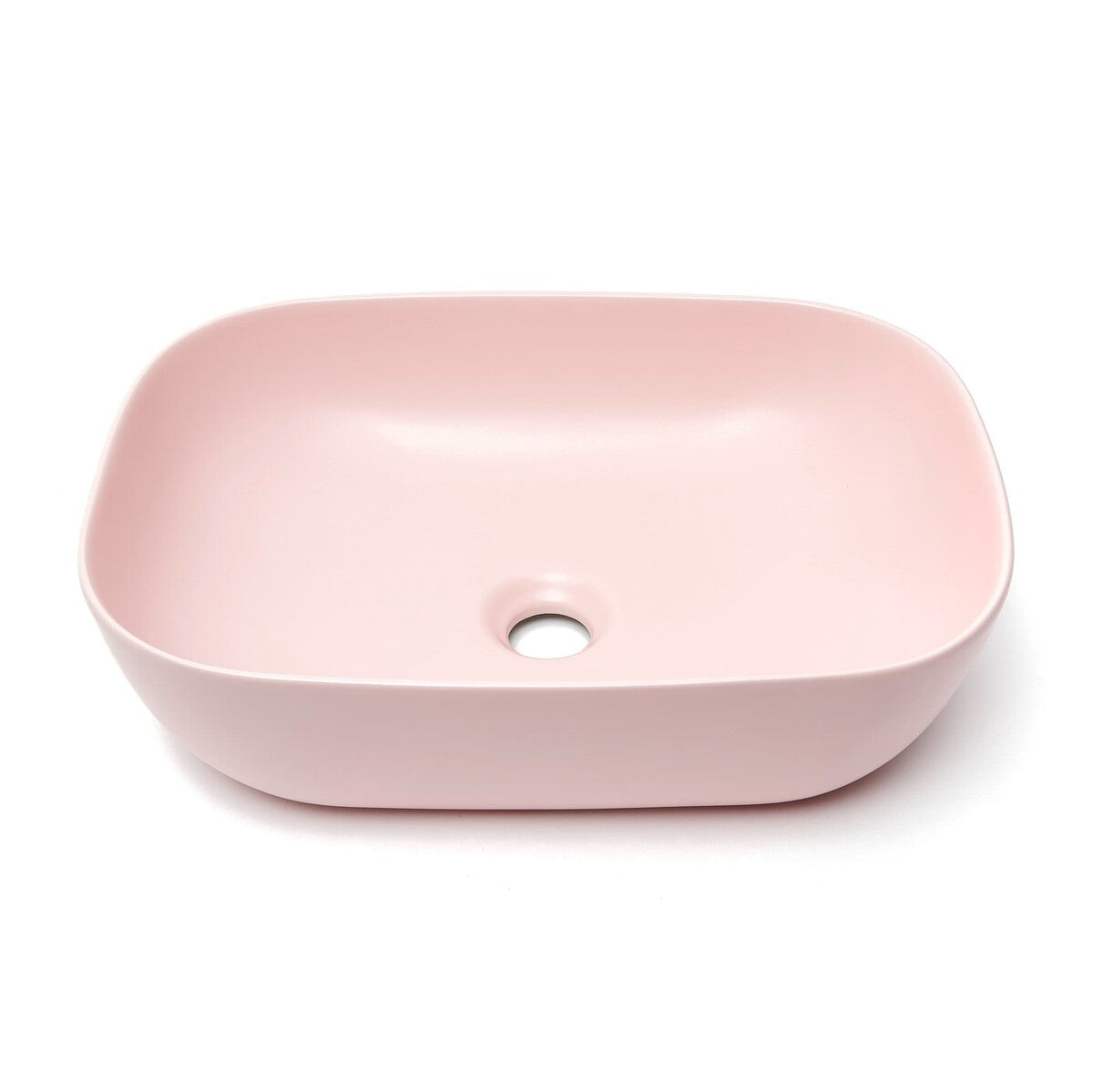 Mosdó lapra Infinitio 45,5x32,5 cm rózsaszín színben matt