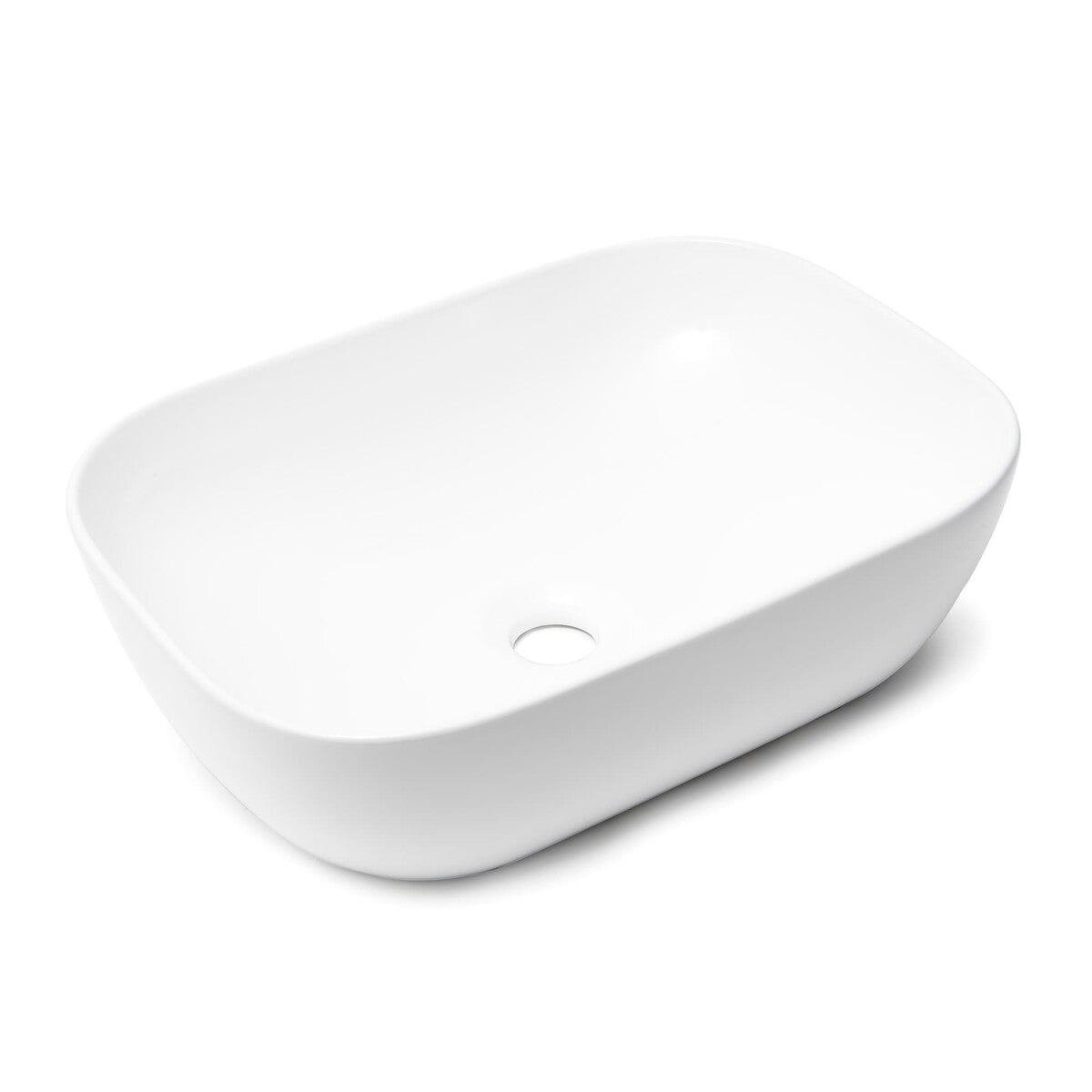 Mosdó lapra SAT Infinitio 45,5x32,5 cm fehér színben fényes felülettel