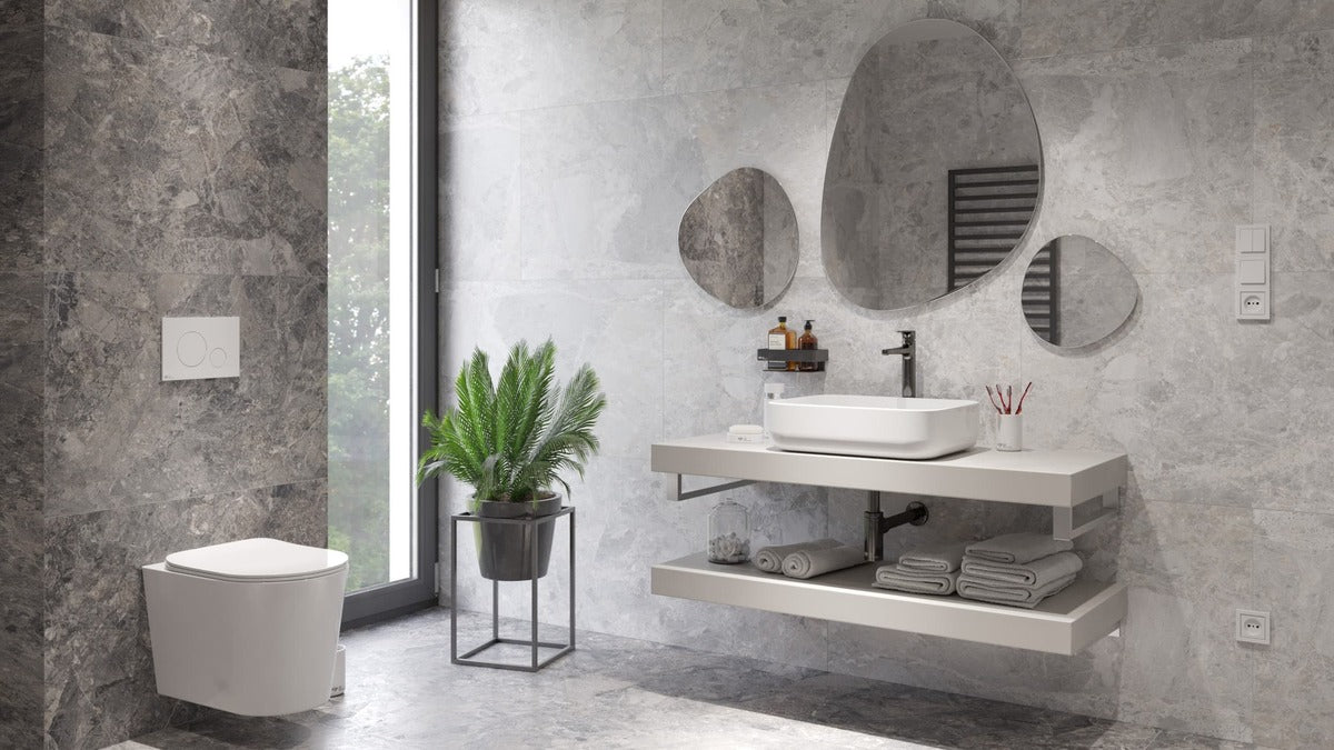 Mosdó lapra Infinitio 50x39 cm fehér színben fényes felülettel