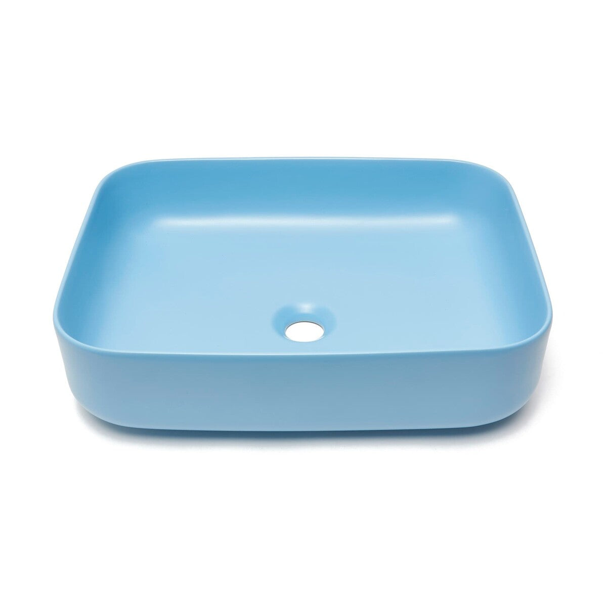 Mosdó lapra Infinitio 50x39 cm kék színben matt felülettel