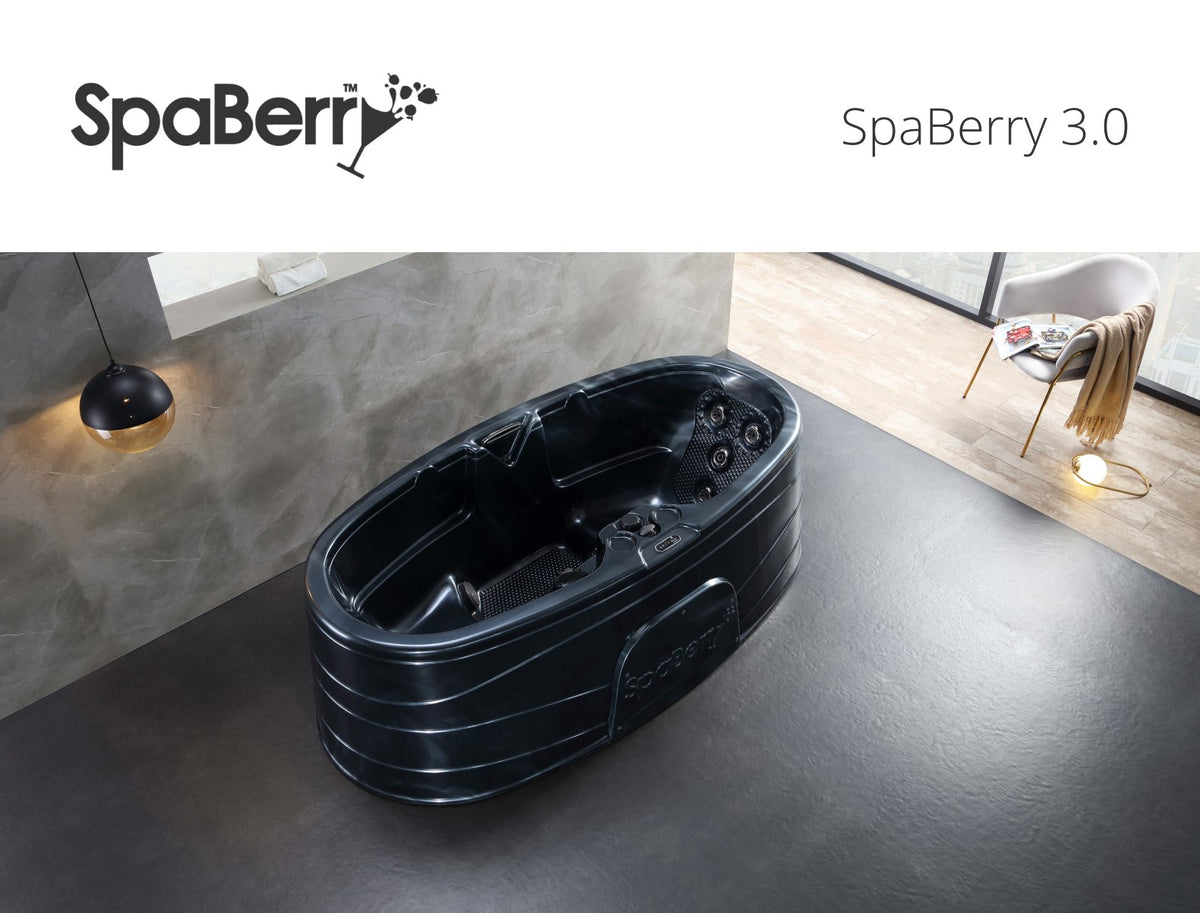 SpaBerry SB3 2 személyes jakuzzi 230x125x72cm