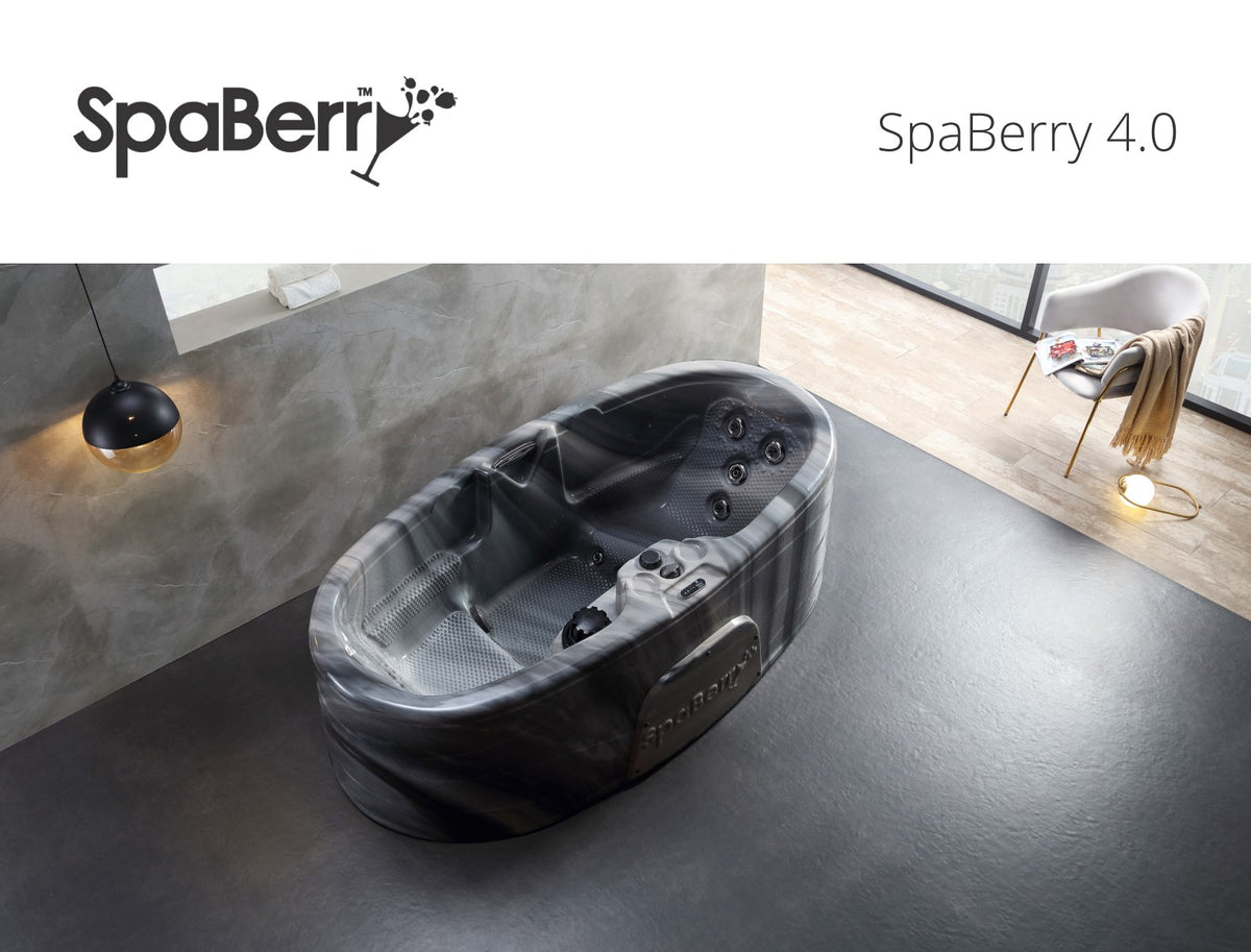 SpaBerry SB4 2 személyes jakuzzi 230x125x72cm