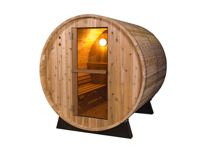 Szauna Red Cedar Barrel 300x213x230