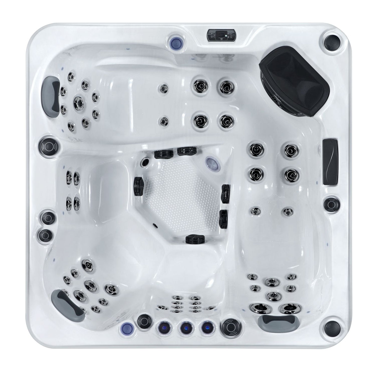 Revolution-spa Uranus 200x200x80 5 fős jakuzzi