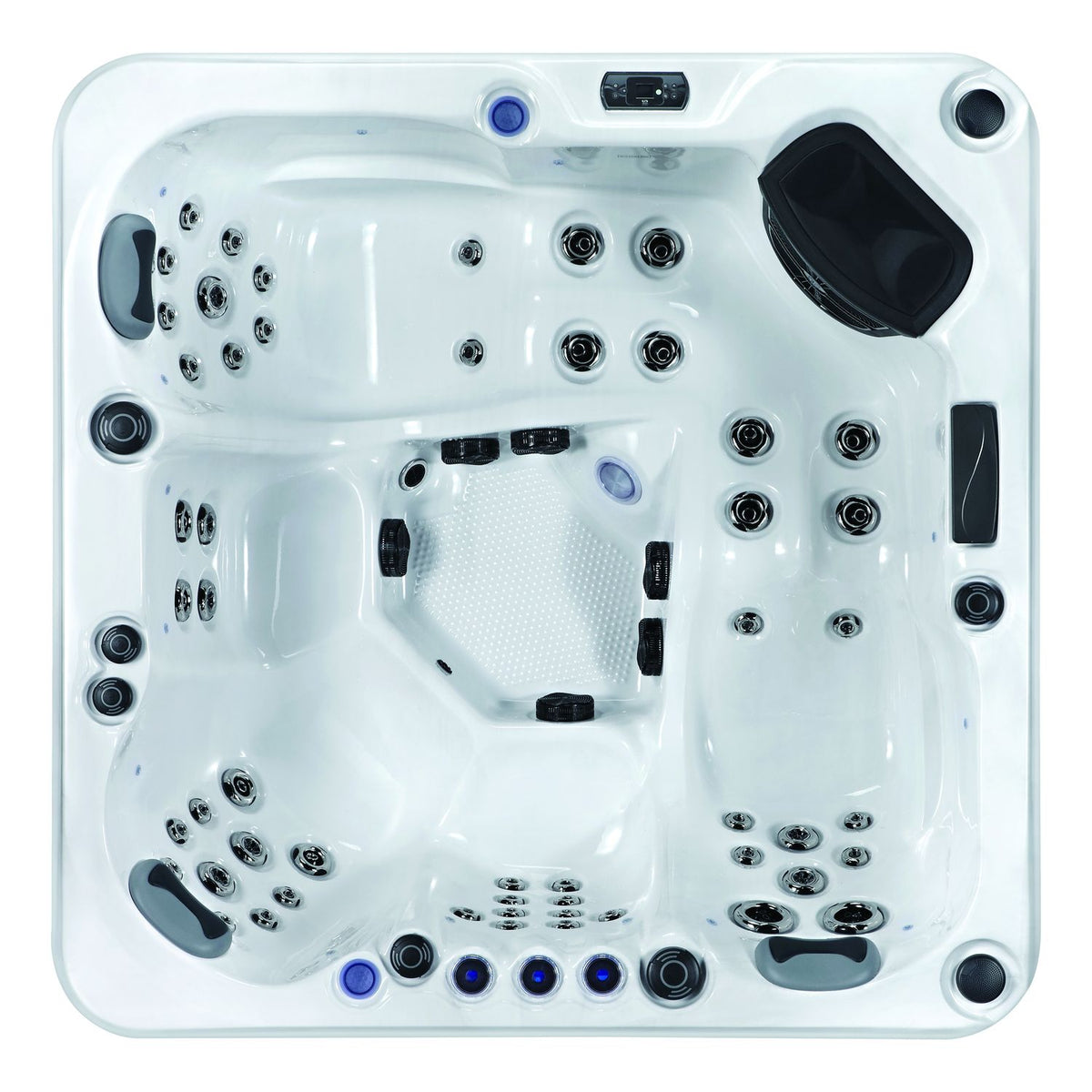 Revolution-spa Uranus 200x200x80 5 fős jakuzzi