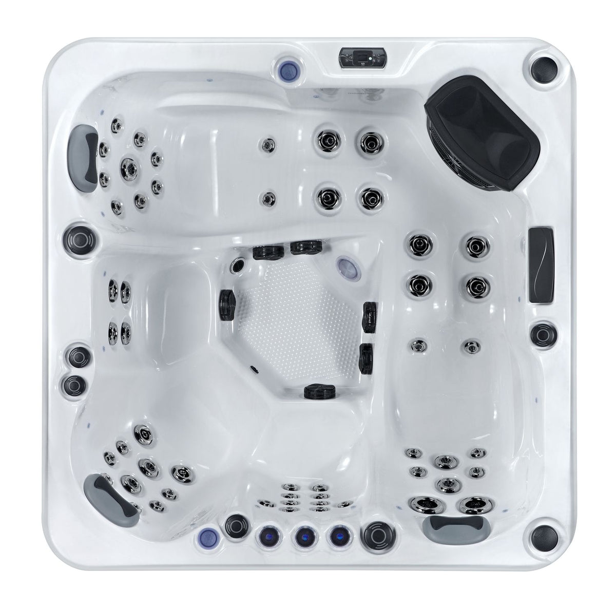 Revolution-spa Uranus 200x200x80 5 fős jakuzzi
