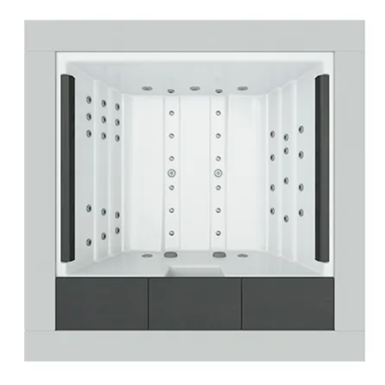 Revolution-spa Cube jakuzzi 231x231x78 cm