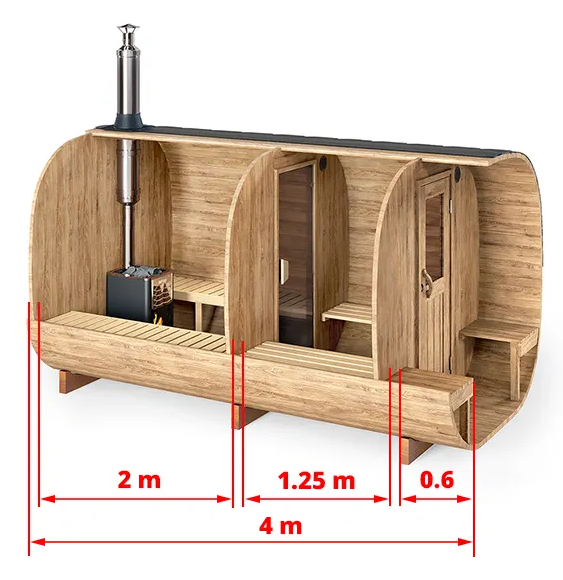 Cube Szauna 4m 4 fő részére