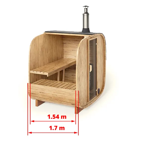 Cube Szauna 1,7m 3 fő részére