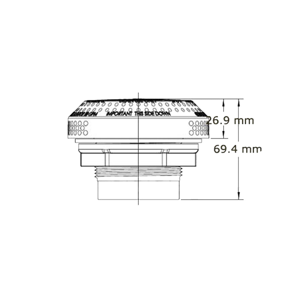 Szívó ági fitting  640-3250V