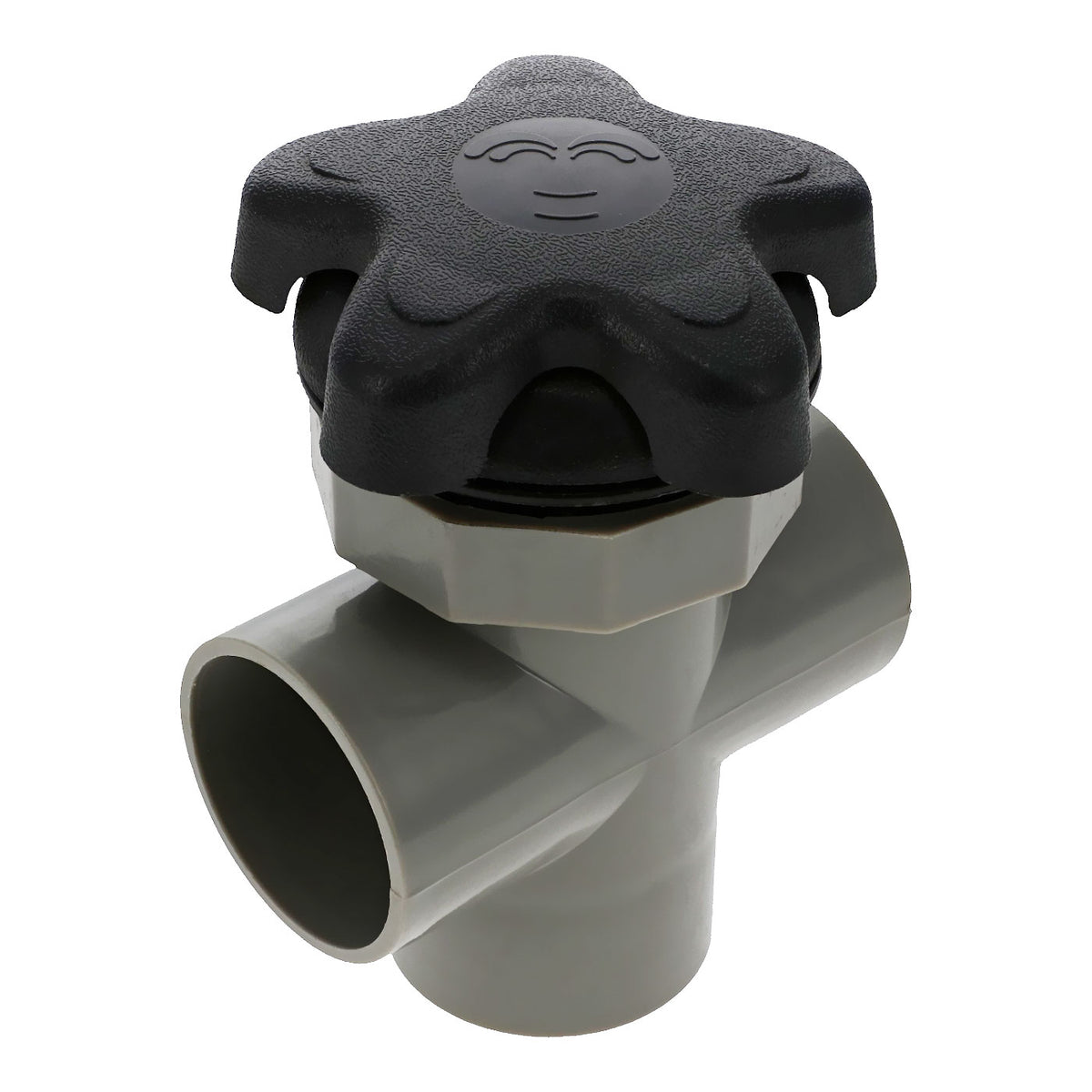 Terelőszelep 1.5&quot; fekete