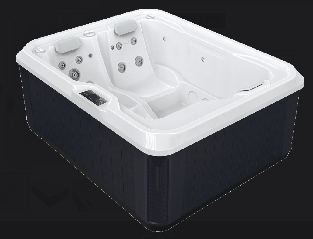 Revolution-spa Fun for 3 200x164x82 cm jakuzzi
