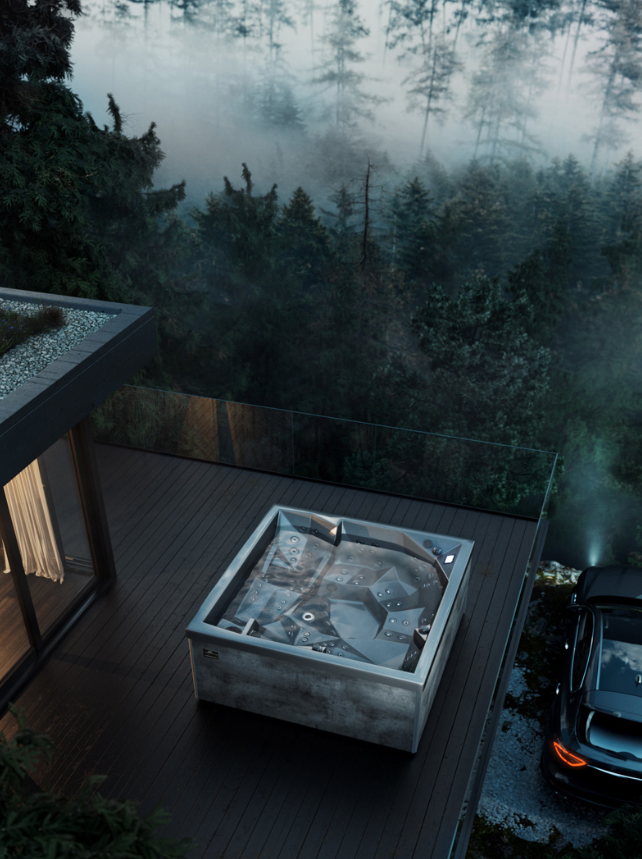 Revolution-spa  Okandinavia Diamond jakuzzi 220x220x93 cm