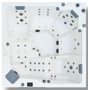 Revolution-spa Almandine jakuzzi 220x220x93 cm