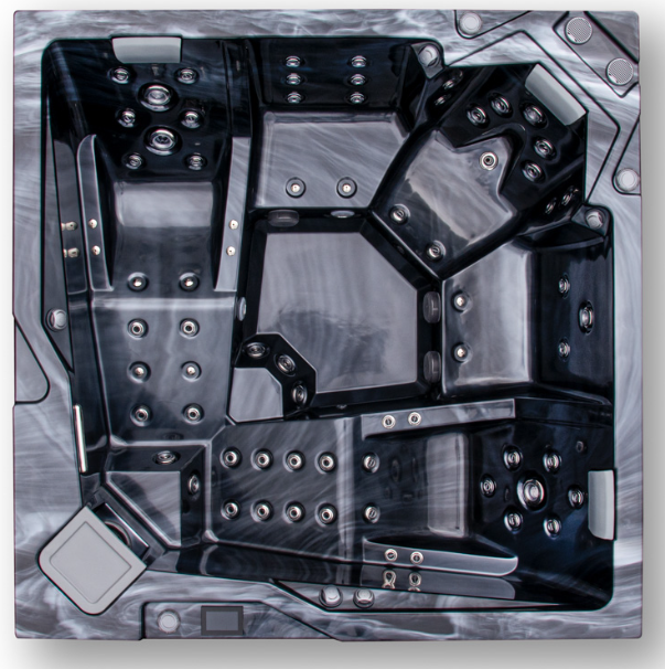 Revolution-spa Almandine jakuzzi 220x220x93 cm
