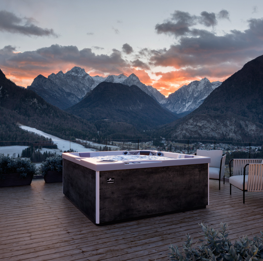 Revolution-spa Almandine jakuzzi 220x220x93 cm