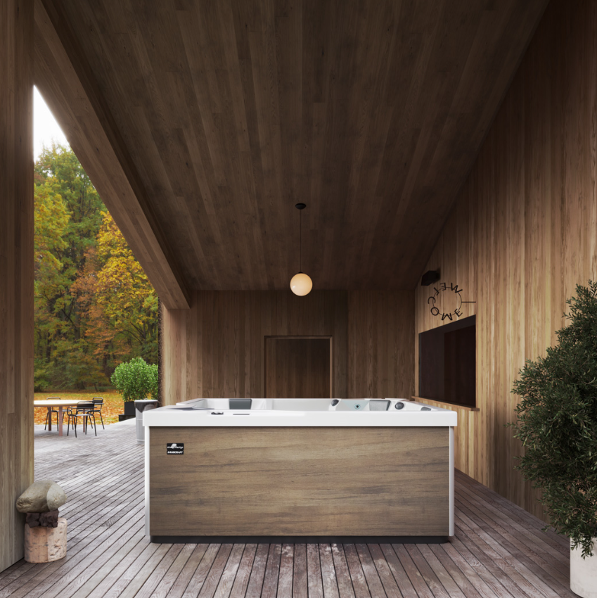 Revolution-spa Almandine jakuzzi 220x220x93 cm