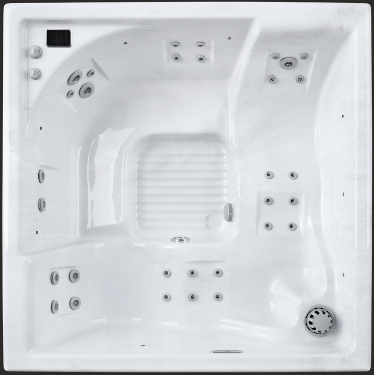 Revolution-spa PPOKA Wave 2 jakuzzi 216x216x85 cm