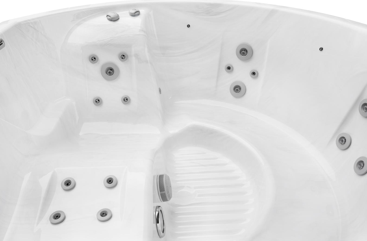 Revolution-spa PPOKA Wave 3 jakuzzi 215x195x85 cm