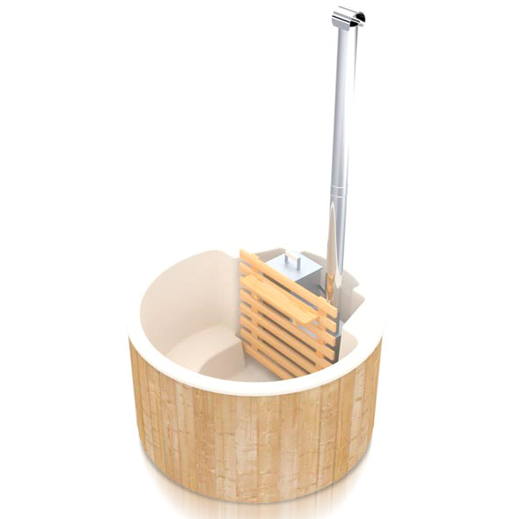 Revolution-Hot Tube Kerek Üvegszálas dézsa belső kályhás